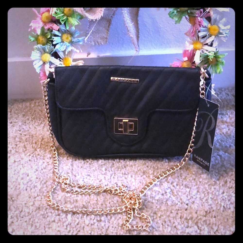 Rampage small chain shoulder purse NEW!